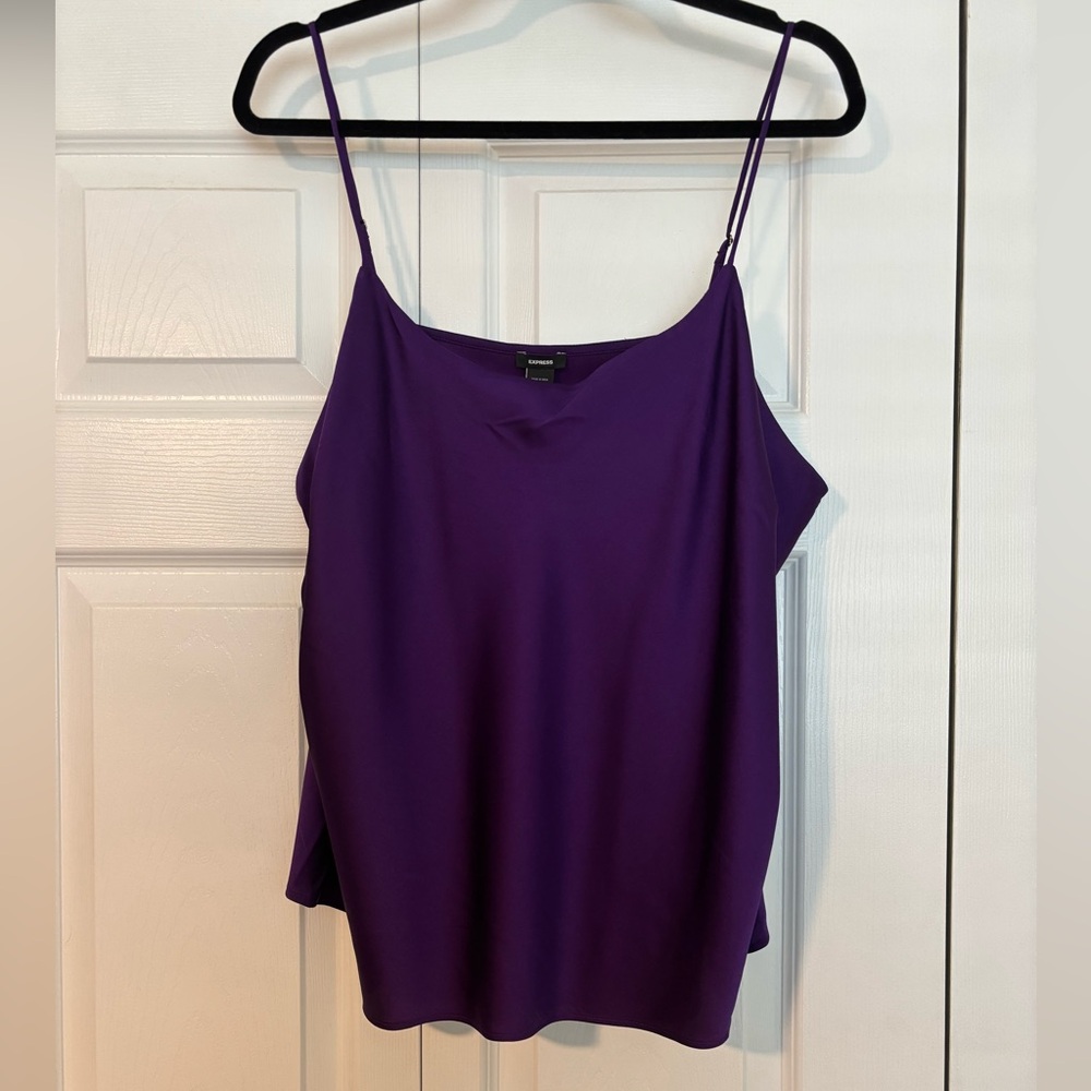 Express Purple Camisole Sleeveless Top